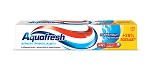 Aquafresh Зубная паста Освежающе-мятная 125 мл