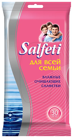 Salfeti Салфетки влажные Family Comfort для всей семьи очищающие, 30шт