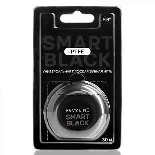 Revyline PTFE SMART BLACK EDITION Зубная нить вощеная мятная 30м
