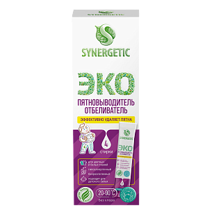 SYNERGETIC Пятновыводитель с активным кислородом 4 стика