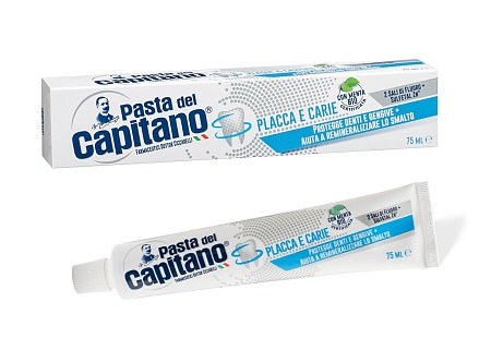 Pasta Del Capitano Зубная паста Защита от налета и кариеса, 75мл