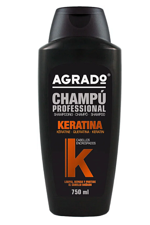 AGRADO шампунь Профессиональный Кератиновый &quot;Keratin&quot;для вьющихся волос, 750мл