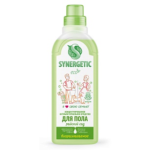 SYNERGETIC Средство чистящее для поверхностей Райский сад, 0,75л