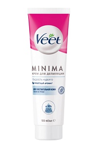 Veet Minima Крем для депиляции для чувствительной кожи, 100мл