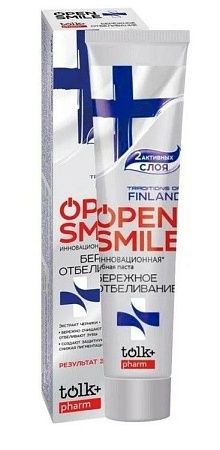 Tolk Pharm Зубная паста Инновационная Open smile Тraditions Of Finland, 100г