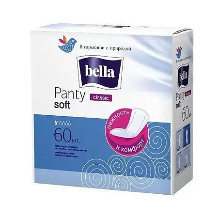 Bella Panty Soft Classic Прокладки ежедневные, 60шт
