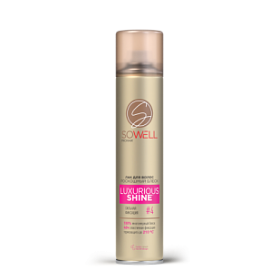 SoWell Лак для волос Luxurious Shine Роскошный блеск сильной фиксации, 300мл
