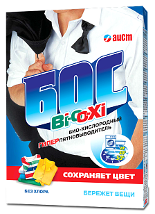Бос Bi-O-Xi Пятновыводитель кислородный без хлора порошок 500г