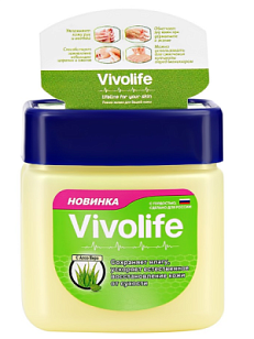 Vivolife Вазелин косметический с алое вера 61мл