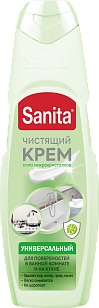 Sanita Средство чистящее Универсал Зеленый чай и лайм крем, 600гр