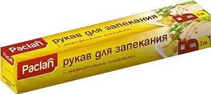 Paclan Рукав для запекания с клипсами, 3м