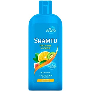 SHAMTU Шампунь Питание и сила с экстрактами Фруктов 300мл