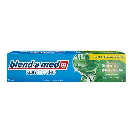 Blend-a-Med Зубная паста Комплекс с ополаскивателем Свежесть трав, Мята/Чебрец