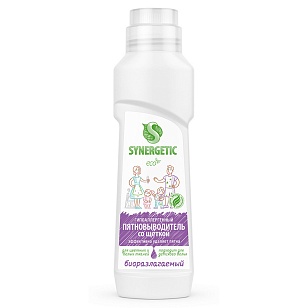 SYNERGETIC Пятновыводитель со щеткой, 250мл