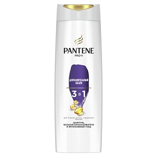Pantene Pro-V Шампунь-бальзам 3в1 Дополнительный объем 360мл