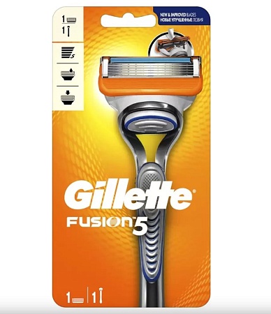 Gillette Fusion Бритвенный станок (1 сменная, кассета)