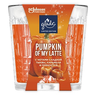 Glade Ароматическая свеча Pumpkin of My Latte 130г