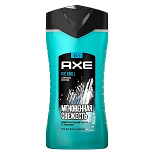 AXE Гель-шампунь для душа Айс Чилл, 250мл