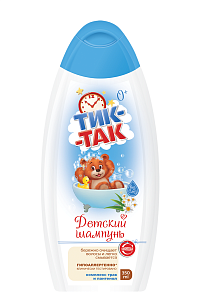 Свобода Тик-Так Шампунь детский с экстрактом трав и пантенолом 350мл 0+ с дозатором (6 шт в, кор)