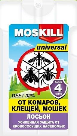 Москилл Лосьон-спрей от комаров и клещей Универсал, 20мл