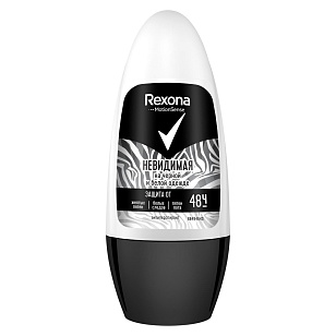 REXONA Део ролик Невидимая на черном и белом, 50мл