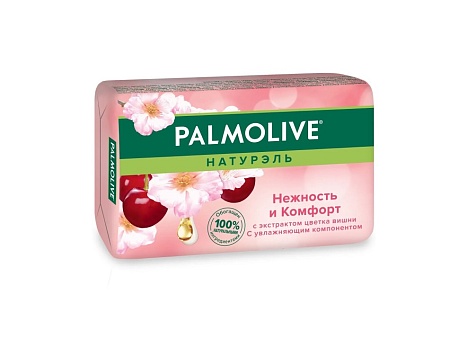 Palmolive Туалетное мыло Нежность и комфорт (с экстрактом цветка вишни), 90г