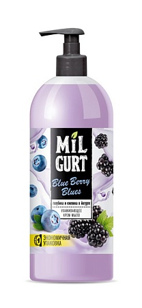 Milgurt Жидкое крем-мыло Голубика и ежевика в йогурте, 860мл