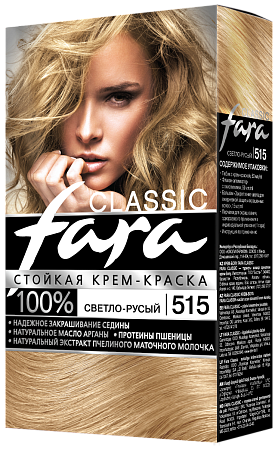 Fara Classic Краска для волос 515, Светло-русый