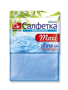 GRIFON МАXI Салфетка из микрофибры 50х60см, 1шт
