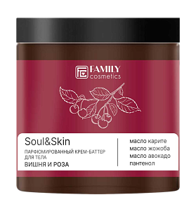 FC Soul&Skin Крем-баттер для тела Вишня и Роза 240мл