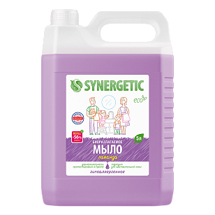 SYNERGETIC Жидкое мыло Лаванда, 5л