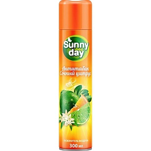 Sunny Day Освежитель воздуха Антитабак Сочный Цитрус 300мл