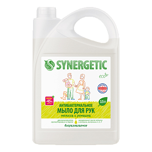 SYNERGETIC Жидкое мыло Мелисса и ромашка 3,5л