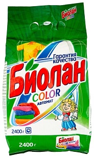 Биолан Стиральный порошок Автомат Color, 2400гр