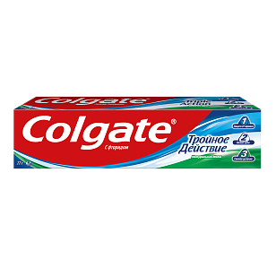 Colgate Зубная паста Тройное действие, 50мл