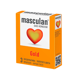 Masculan Презервативы Ультра5 Gold 3шт