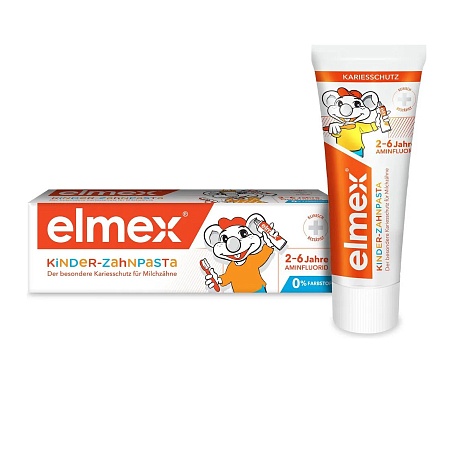 ELMEX Зубная паста Детская 2-6 лет, 50мл