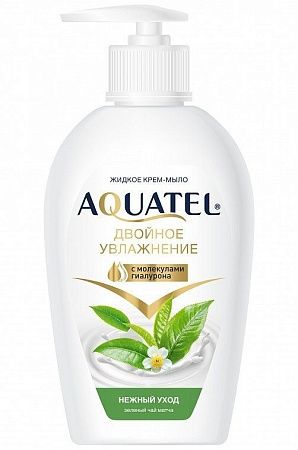 Aquatel Крем-мыло жидкое Зеленый чай матча, 280г