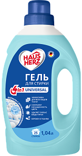 HausHerz Гель для стирки Universal 1,04л