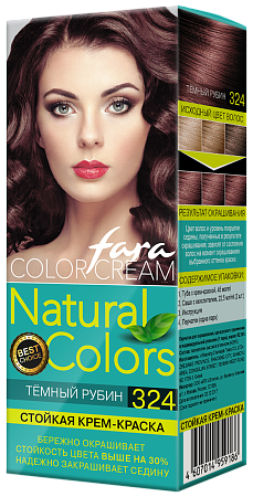 Fara Natural Colors Краска для волос 324 Темный, рубин