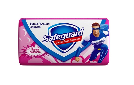 Safeguard Туалетное мыло Взрыв розового, 90гр