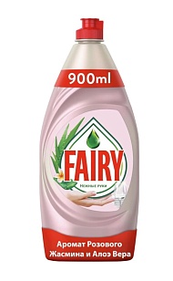 FAIRY Жидкость для посуды Нежные руки Розовый жасмин и Алоэ Вера, 900мл