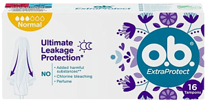 o.b. Тампоны ExtraProtect Normal 16шт