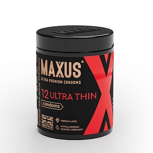 MAXUS Презервативы Ultra thin X-Edition гладкие 12шт