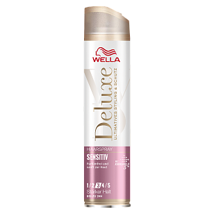 Wella Deluxe Лак для волос Sensitiv для чувствительной кожи головы СФ 3, 250мл