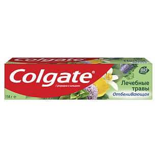 Colgate Зубная паста Лечебные травы отбеливающая, 100мл