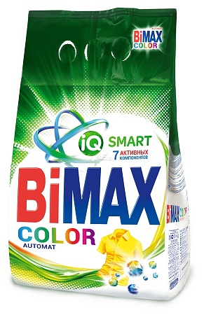 BiMax Стиральный порошок Автомат Color, 4500гр
