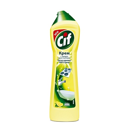 CIF Крем чистящий Лимон 500мл (16шт в кор)