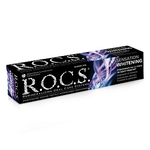 R.O.C.S. Зубная паста Сенсационное отбеливание 74гр (18шт)