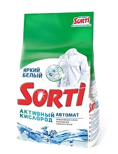 Sorti Стиральный порошок Автомат Активный кислород, 1500гр